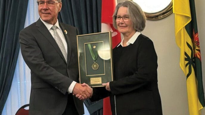 Photo-supplied-Lakeland-College-award | Meridian Source