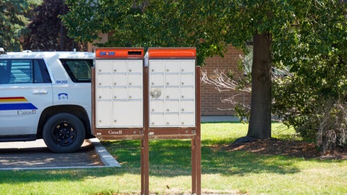 Brooks,,Alberta,-,August,25,2024:,Mailboxes,Of,A,Residential | Meridian Source
