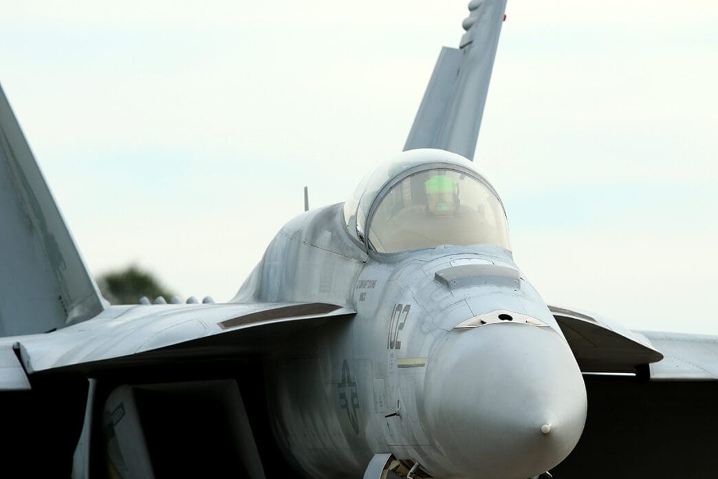 CF 18 Hornet airplane in flight | Meridian Source