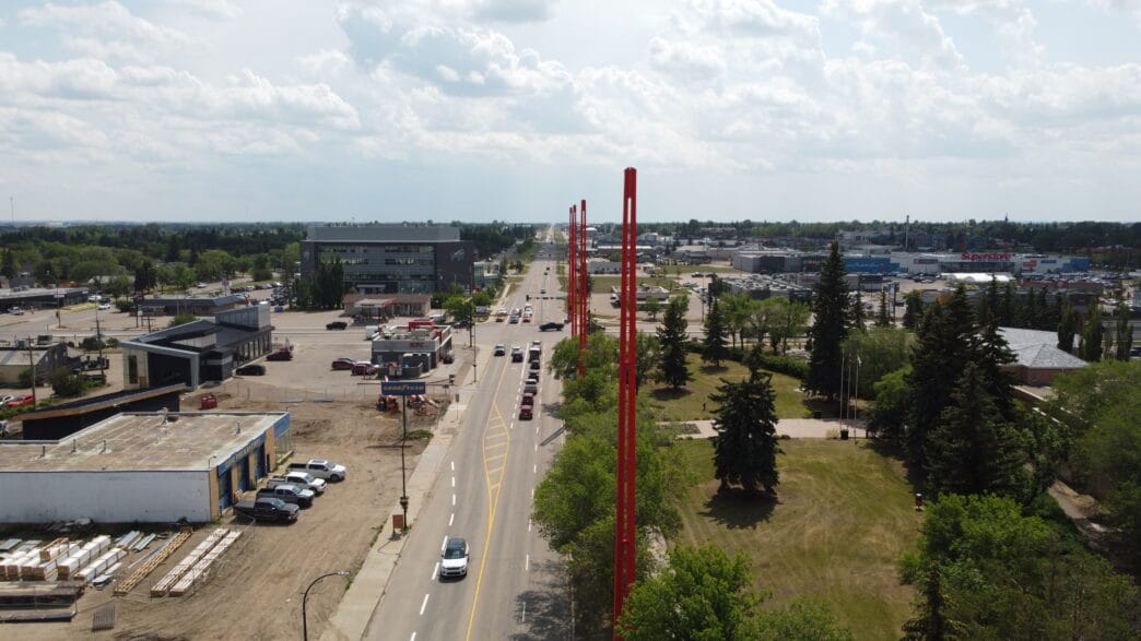 Weather, Downtown, Lloydminster, Drone, | Meridian Source