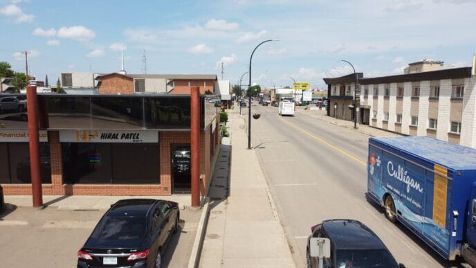 Weather, Downtown, Lloydminster, Drone, | Meridian Source