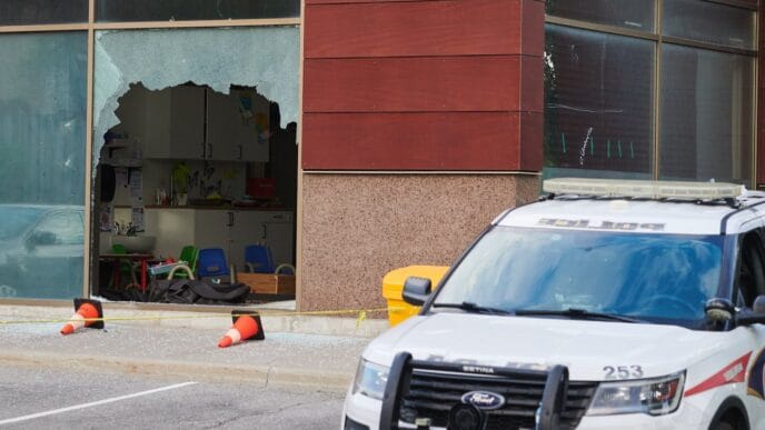 Child dead nine others injured after car crashes into Ontario daycare | Meridian Source