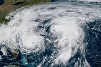Hurricanes Humberto and Imelda charge toward Bermuda as the tiny island prepares