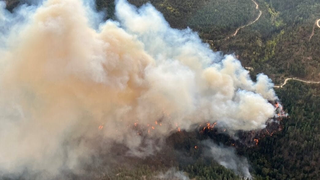 Wildfire that triggering evacuations and alerts near Peachland BC grows overnight | Meridian Source
