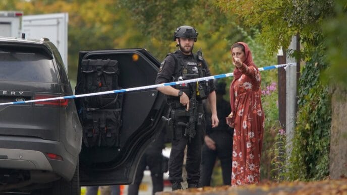 Aggregator Downloaded image for imported item 77963 | Meridian Source One of two victims in Manchester synagogue attack may have been killed by a bullet fired by police