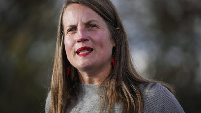 Aggregator Downloaded image for imported item 82575 | Meridian Source Fact File: Video shared on X shows Maori haka dancer, not B.C. housing minister