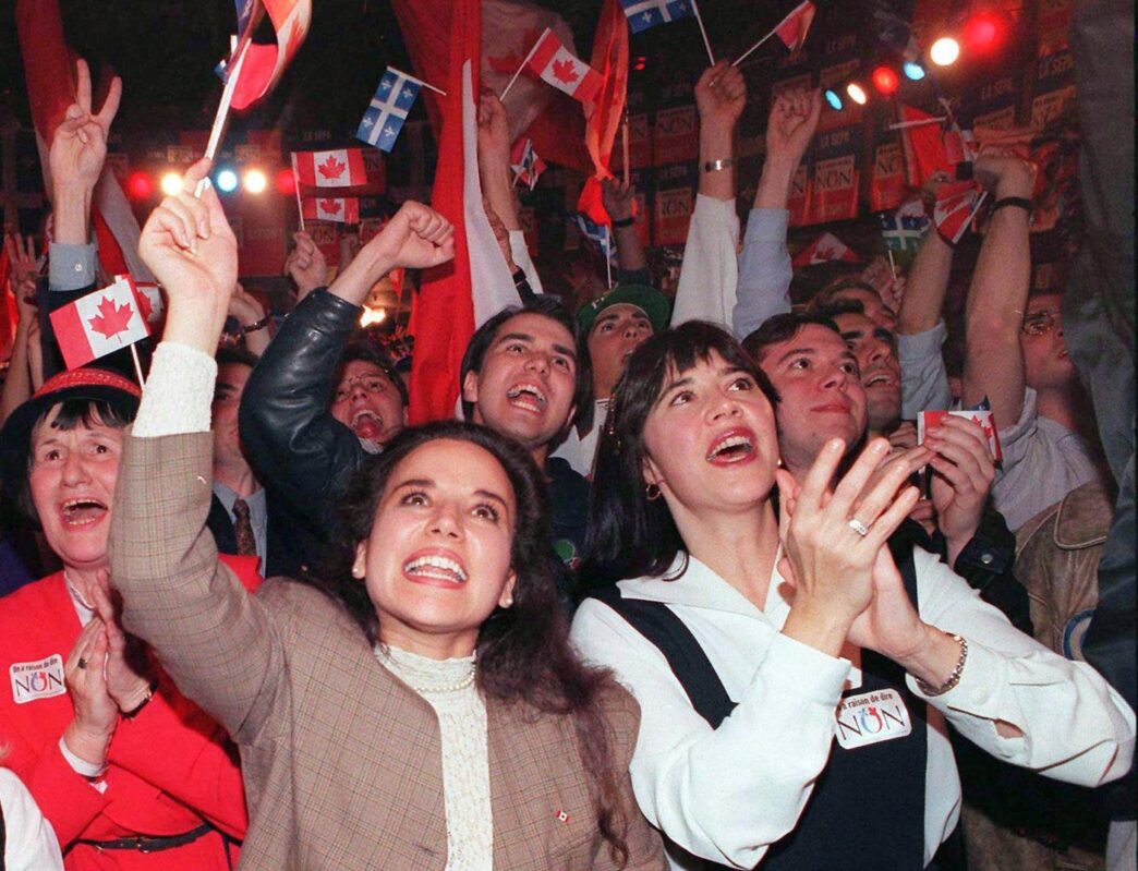 Aggregator Downloaded image for imported item 81884 | Meridian Source Fear, relief, anguish: Reliving the emotion of the 1995 Quebec referendum