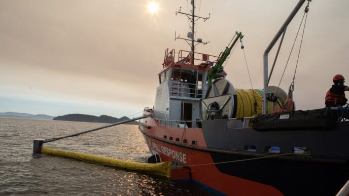 Aggregator Downloaded image for imported item 78683 | Meridian Source Western Canada Marine Response Corporation exercised off Vancouver Island last month