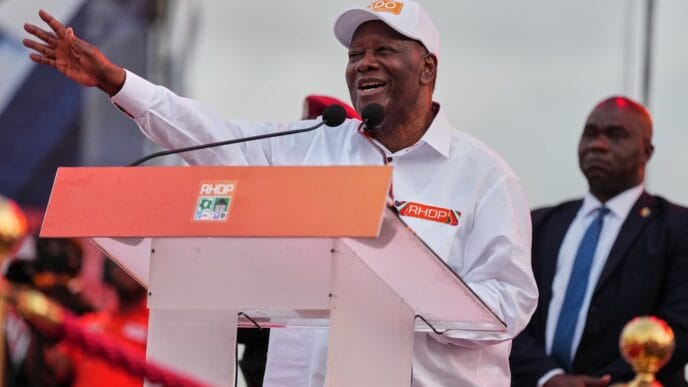 Aggregator Downloaded image for imported item 81809 | Meridian Source Polls open in Ivory Coast as incumbent Ouattara seeks a fourth term amid a weakened opposition