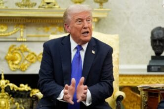 Trump doubles down on decision to end Canada trade talks, citing Ontario ad campaign