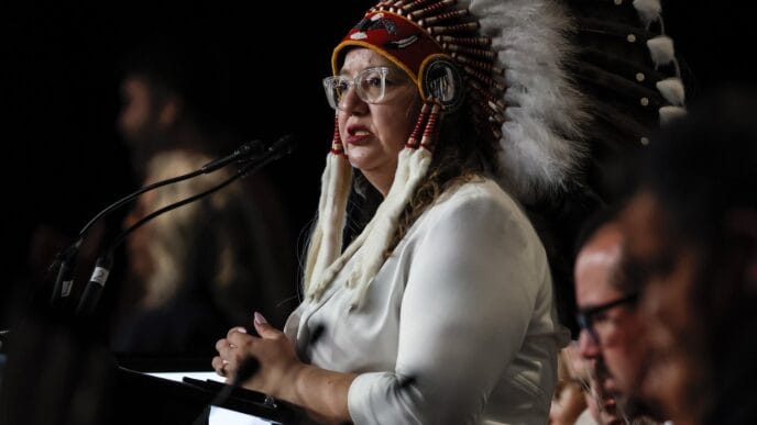 Aggregator Downloaded image for imported item 81190 | Meridian Source National chief calls for federal government to deem First Nations policing essential
