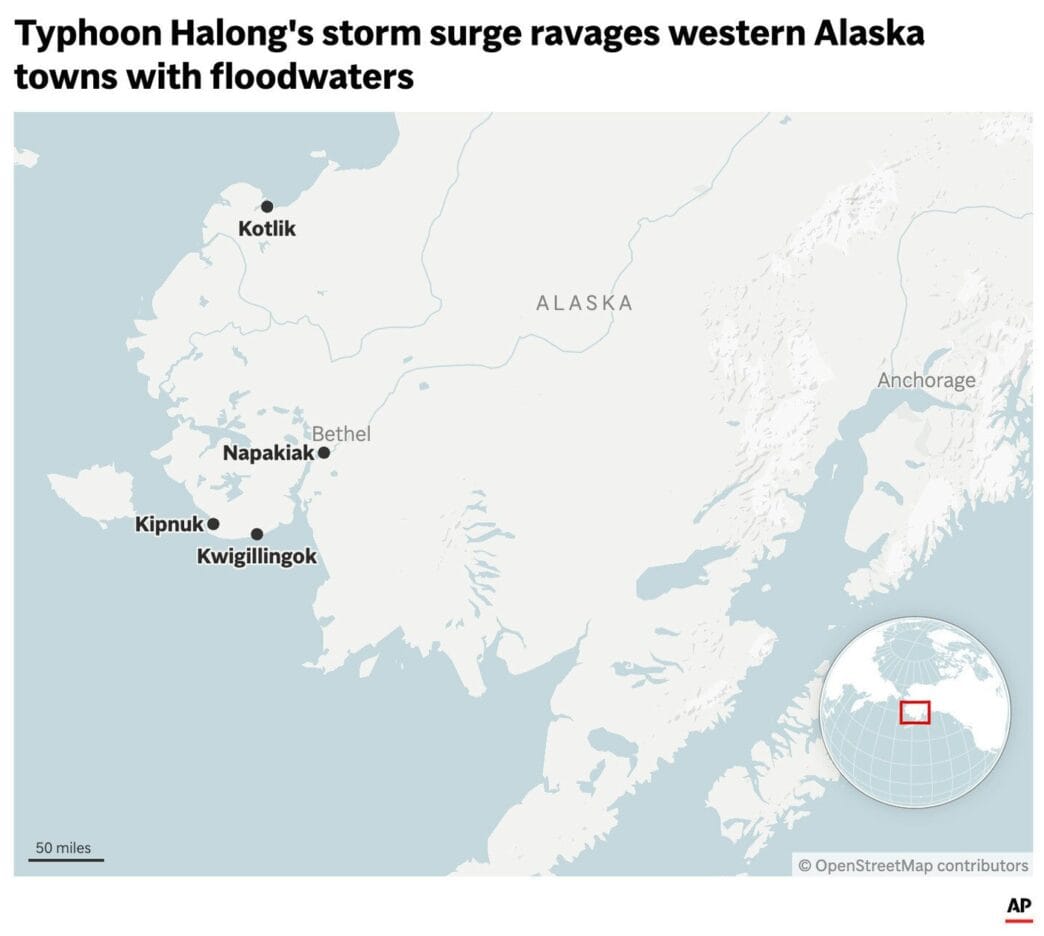 Alaska airlifting hundreds from storm-devastated coastal villages
