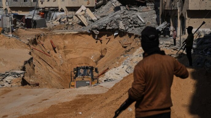 Israel strikes Gaza after it says Hamas attacked across ceasefire line