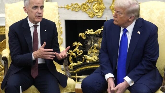 Carney says Canada, U.S. were close to a deal when Trump ended trade talks