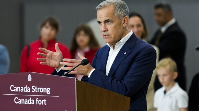 Aggregator Downloaded image for imported item 79999 | Meridian Source Carney defends paying 2 CEO appointees upwards of $577,000 a year