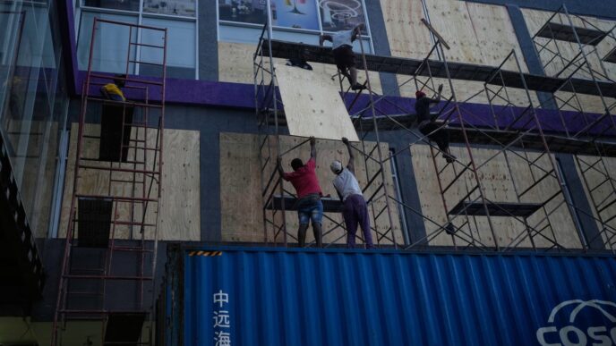 Aggregator Downloaded image for imported item 81961 | Meridian Source Melissa strengthens to a Category 5 hurricane as it nears Jamaica