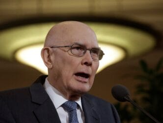 Dallin H. Oaks, former Utah Supreme Court justice, is selected to lead Mormon church