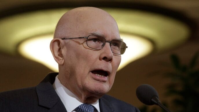 Dallin H. Oaks, former Utah Supreme Court justice, is selected to lead Mormon church