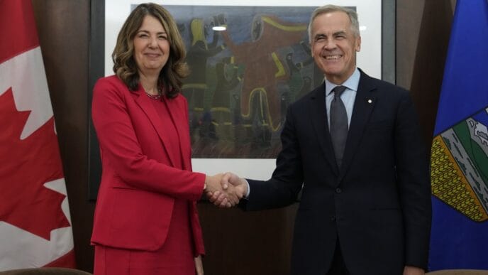 Aggregator Downloaded image for imported item 79027 | Meridian Source Alberta Premier in Ottawa to push for federal partnership on energy projects