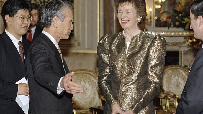 Aggregator Downloaded image for imported item 80853 | Meridian Source Former Japanese Prime Minister Murayama, known for apology over wartime aggression, dies at 101