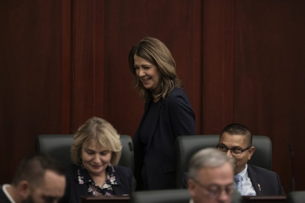 Aggregator Downloaded image for imported item 81847 | Meridian Source Alberta premier responds to threat of broader labour action in call-in radio show