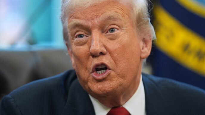 Aggregator Downloaded image for imported item 87150 | Meridian Source Trump administration plans to review refugees admitted under Biden, memo obtained by The AP says