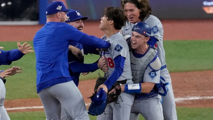 Aggregator Downloaded image for imported item 83056 | Meridian Source Yamamoto completes outstanding October with Game 7 heroics, World Series MVP