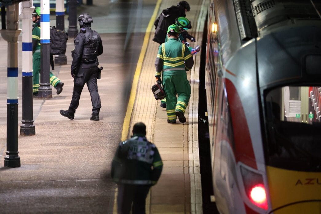 UK police say 10 people hospitalized after train stabbing attack, 9 with life-threatening injuries