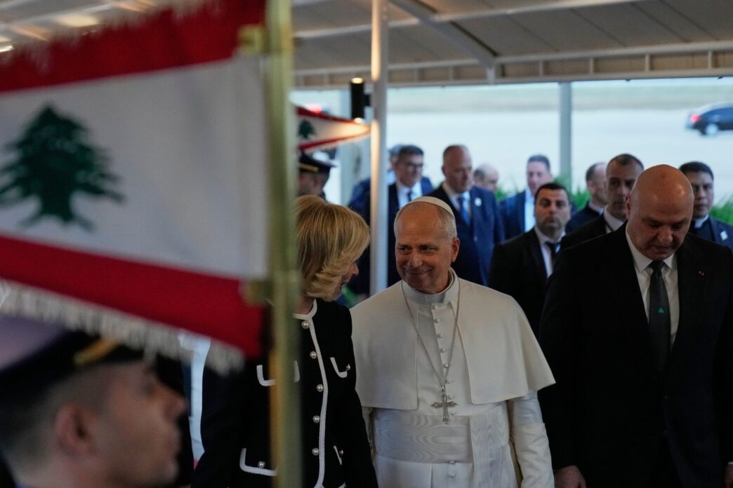 Pope arrives in Lebanon in a bid to bring hope to a war-wracked region