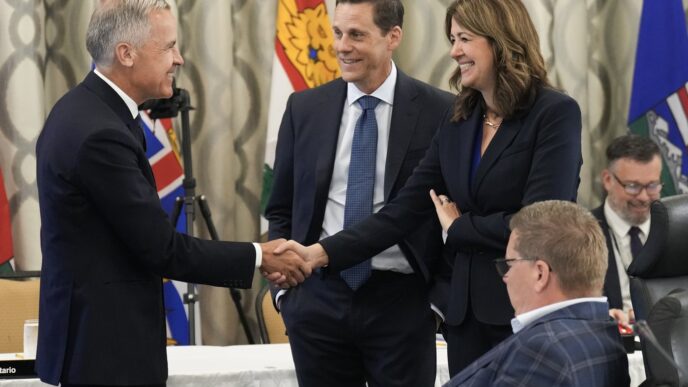 Aggregator Downloaded image for imported item 87571 | Meridian Source Carney expected to unveil agreement with Alberta on new pipeline today