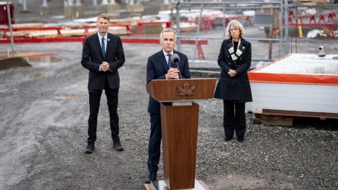 Aggregator Downloaded image for imported item 85426 | Meridian Source New major projects list has some Indigenous buy-in, Carney says OKs still needed