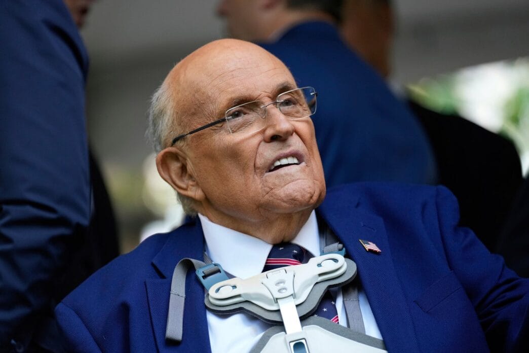 Aggregator Downloaded image for imported item 84661 | Meridian Source Trump pardons Rudy Giuliani and others who backed efforts to overturn 2020 election, official says
