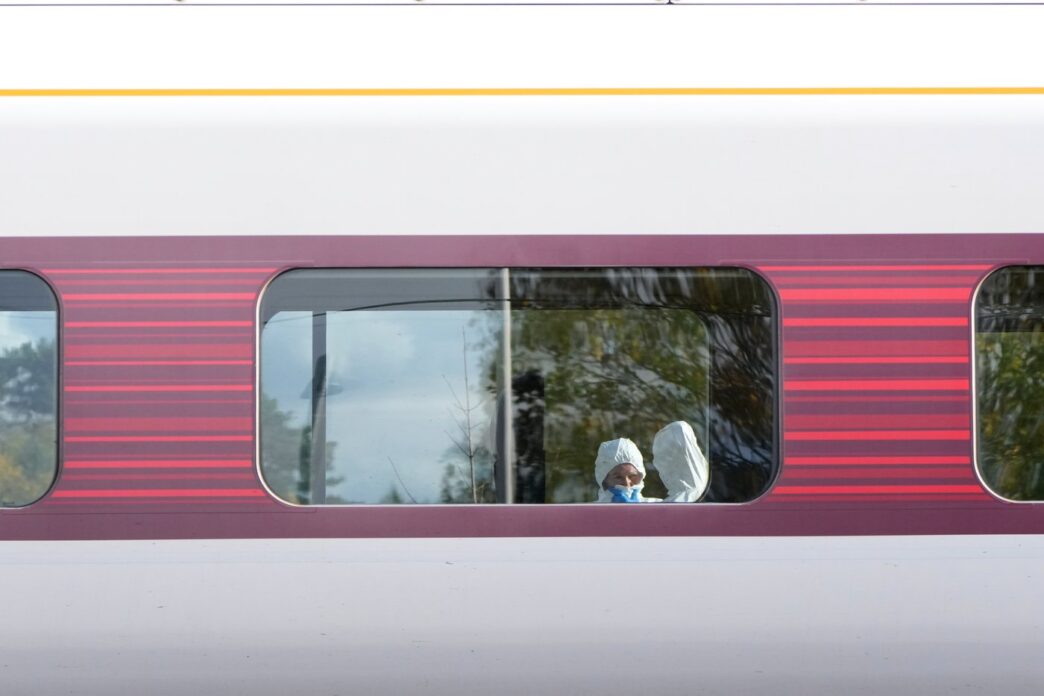 Aggregator Downloaded image for imported item 83131 | Meridian Source UK police charge man with attempted murder over train stabbing that wounded 11 people