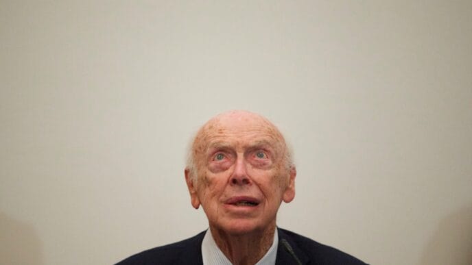 James Watson, co-discoverer of the double-helix shape of DNA, has died at age 97