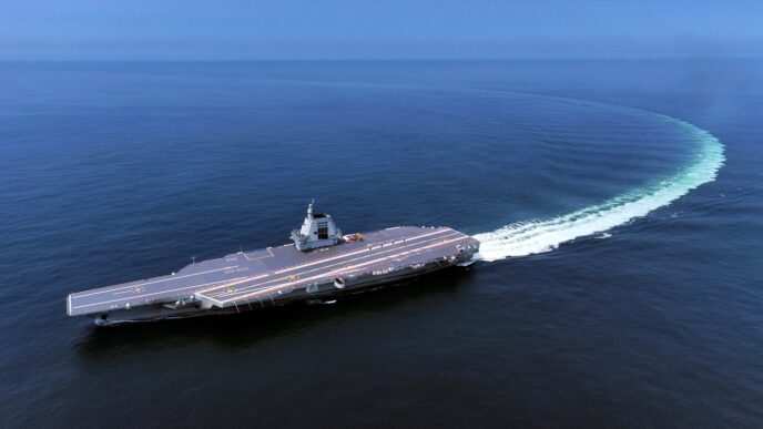 Aggregator Downloaded image for imported item 84315 | Meridian Source China commissions new aircraft carrier as it seeks to extend power far from its coast