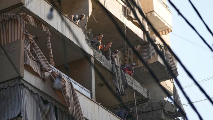 Israel says it targeted Hezbollah militant in its first attack in Beirut in months