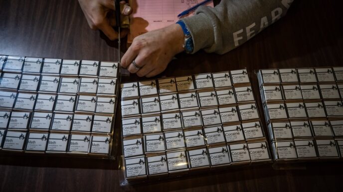 Aggregator Downloaded image for imported item 86877 | Meridian Source B.C. activists who tested and sold heroin and meth launch constitutional challenge