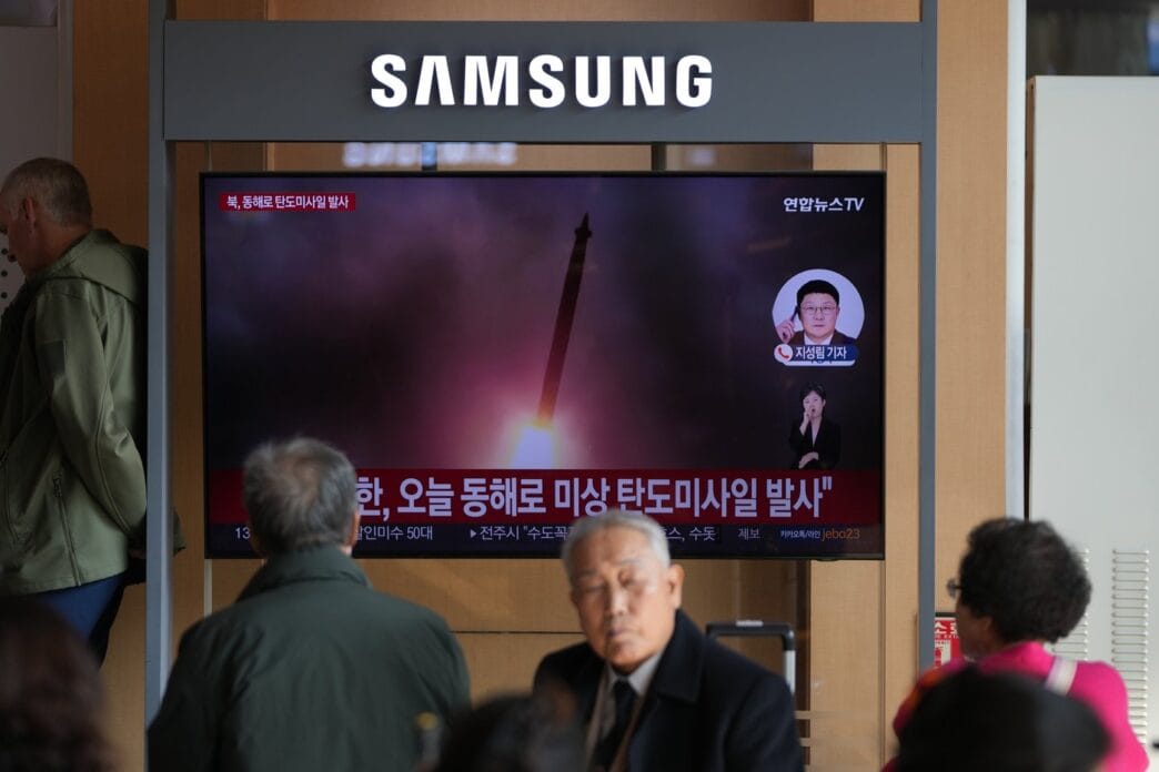 Aggregator Downloaded image for imported item 84311 | Meridian Source South Korea says North Korea fired at least 1 ballistic missile toward its eastern waters