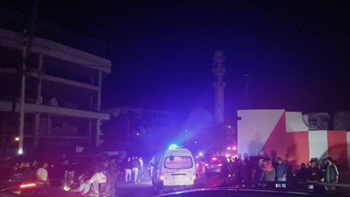 Aggregator Downloaded image for imported item 85895 | Meridian Source Israeli airstrike on a Palestinian refugee camp in Lebanon kills 13 people, Lebanese ministry says