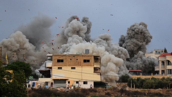 Aggregator Downloaded image for imported item 84071 | Meridian Source Israeli jets strike southern Lebanon towns, escalating near-daily attacks