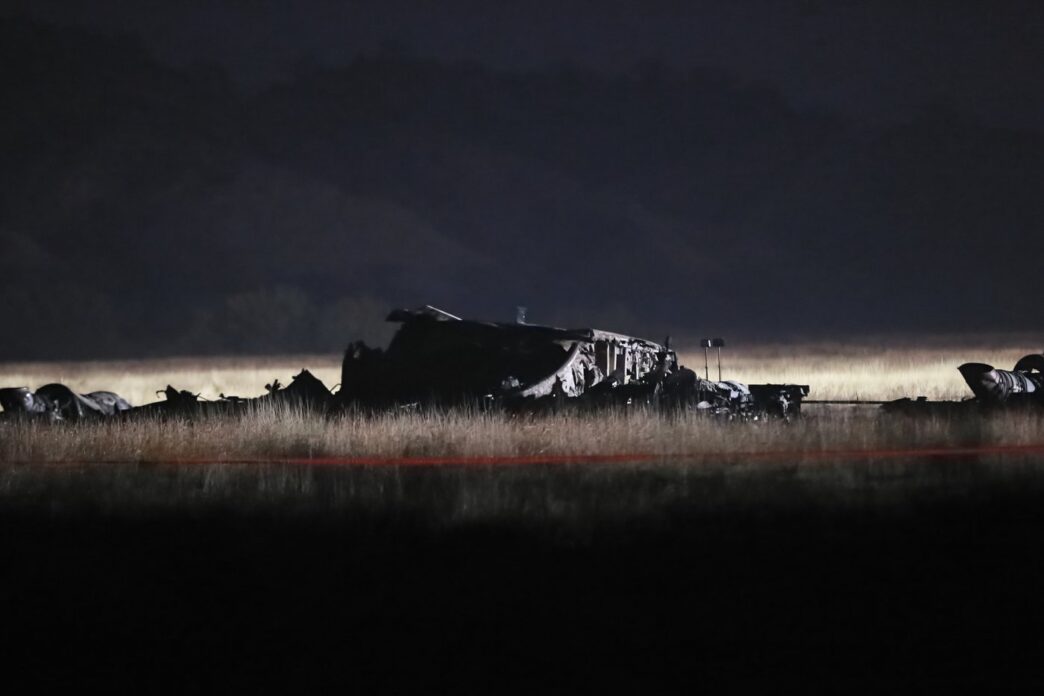 Aggregator Downloaded image for imported item 85047 | Meridian Source Turkish military plane with 20 on board crashes in Georgia