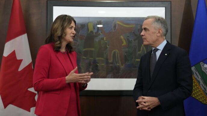 Aggregator Downloaded image for imported item 87563 | Meridian Source In the news today: Carney to unveil pipeline deal with Alberta