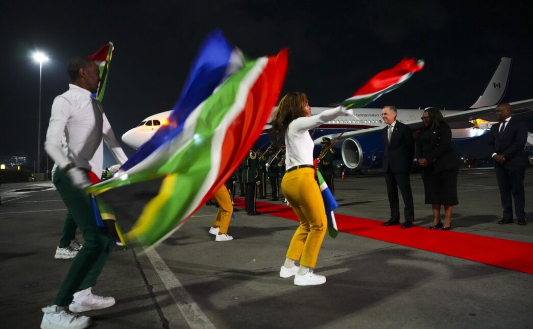 Aggregator Downloaded image for imported item 86657 | Meridian Source Carney in South Africa as concerns grow over U.S. boycott of G20