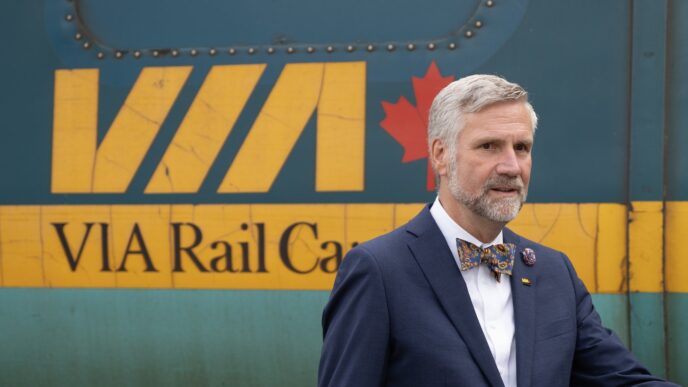 Head of Via Rail to step down in January as Canada pursues high-speed rail