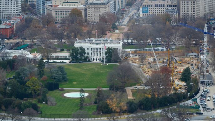 Aggregator Downloaded image for imported item 90222 | Meridian Source Trump sued by preservationists seeking architecture review over White House ballroom project