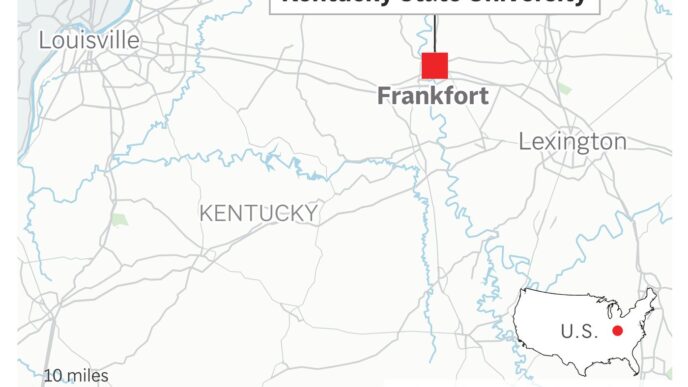 Aggregator Downloaded image for imported item 89515 | Meridian Source Shooting at Kentucky State University leaves 1 dead, 1 hurt and a suspect in custody, officials say