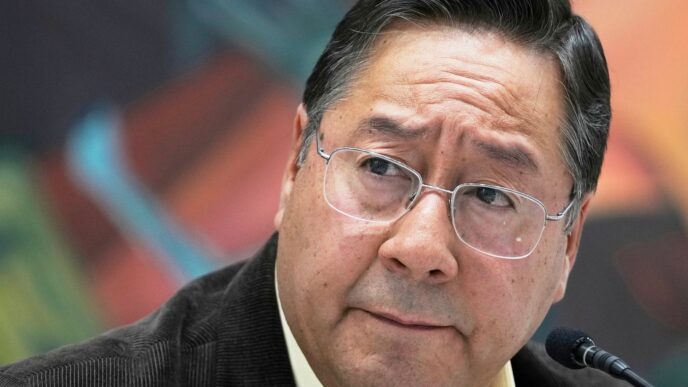 Aggregator Downloaded image for imported item 89770 | Meridian Source Former Bolivian President Arce arrested in corruption investigation a month after leaving office