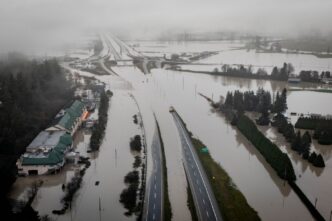 Highway 1 out of Abbotsford reopened in both directions after flood-related closure