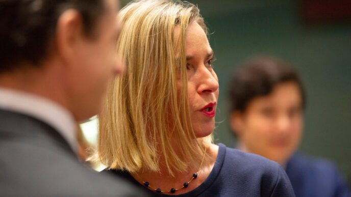 Aggregator Downloaded image for imported item 88463 | Meridian Source Former EU foreign policy chief Federica Mogherini faces corruption accusations in fraud probe