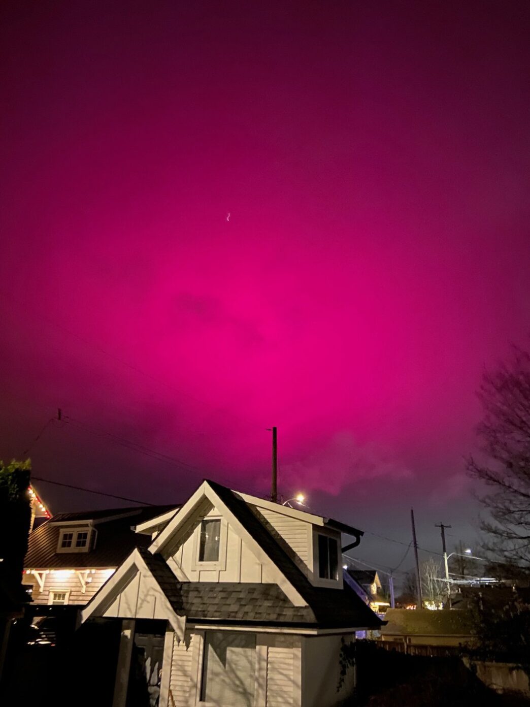 Purple haze in the sky over Delta, B.C., sets off awe, curiosity and questions